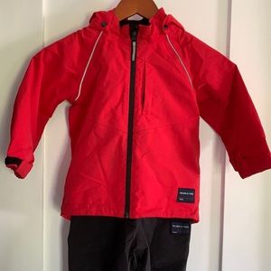 Polarn O. Pyret waterproof jacket and pants